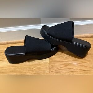 Black Women's Platform Sandals